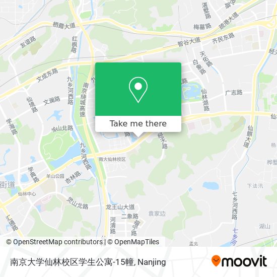 南京大学仙林校区学生公寓-15幢 map