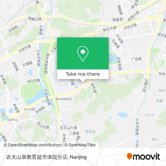 农夫山泉教育超市体院分店 map