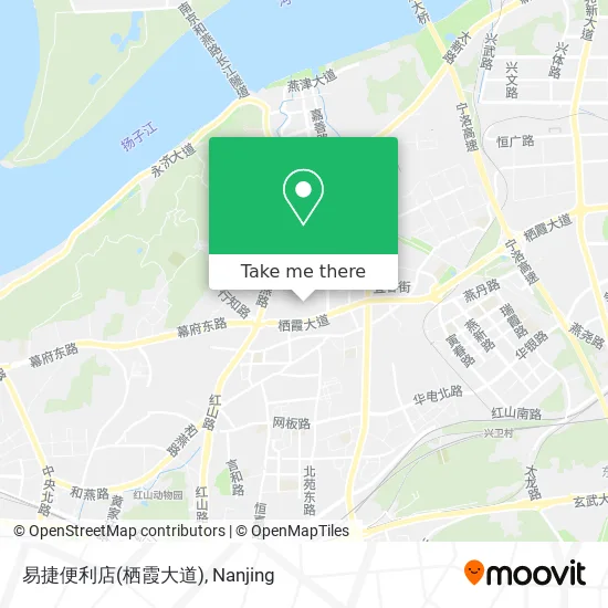 易捷便利店(栖霞大道) map