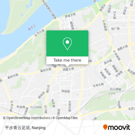 平步青云足浴 map