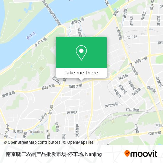 南京晓庄农副产品批发市场-停车场 map