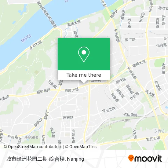 城市绿洲花园二期-综合楼 map
