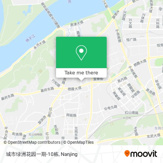 城市绿洲花园一期-10栋 map