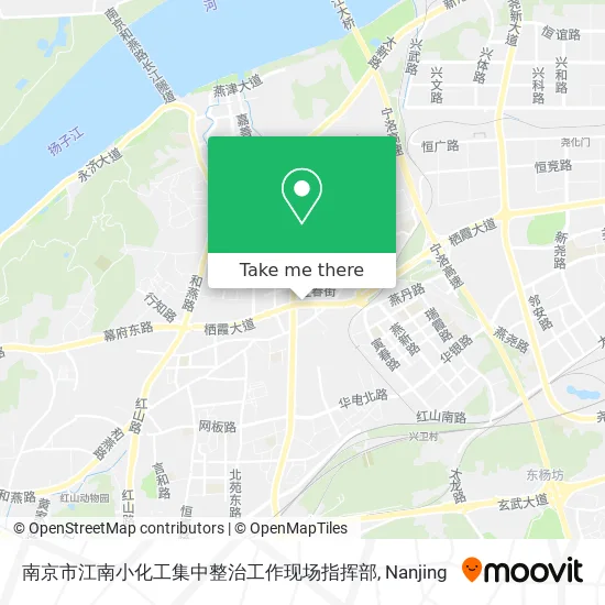 南京市江南小化工集中整治工作现场指挥部 map