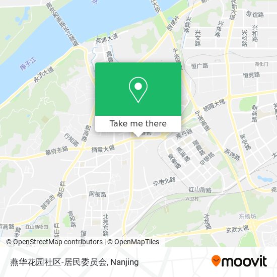 燕华花园社区-居民委员会 map