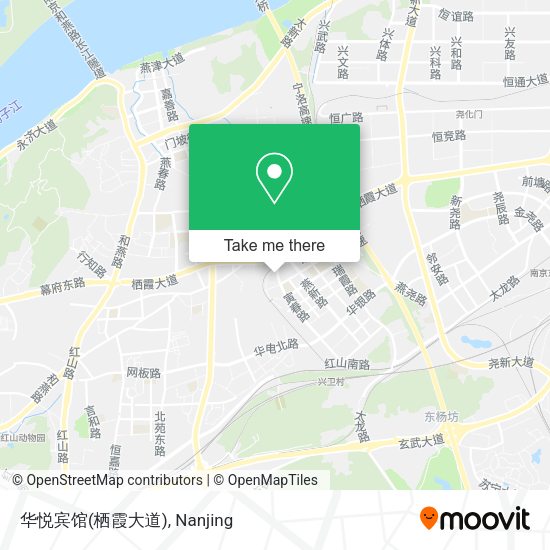 华悦宾馆(栖霞大道) map