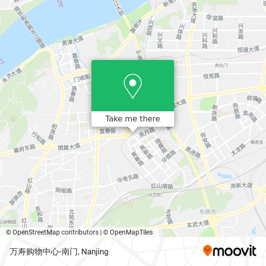 万寿购物中心-南门 map