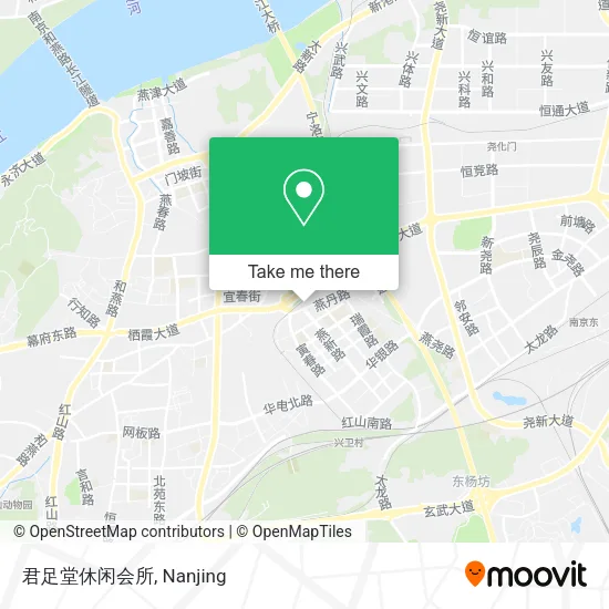 君足堂休闲会所 map