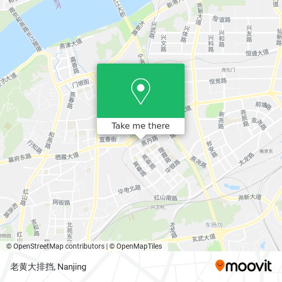 老黄大排挡 map