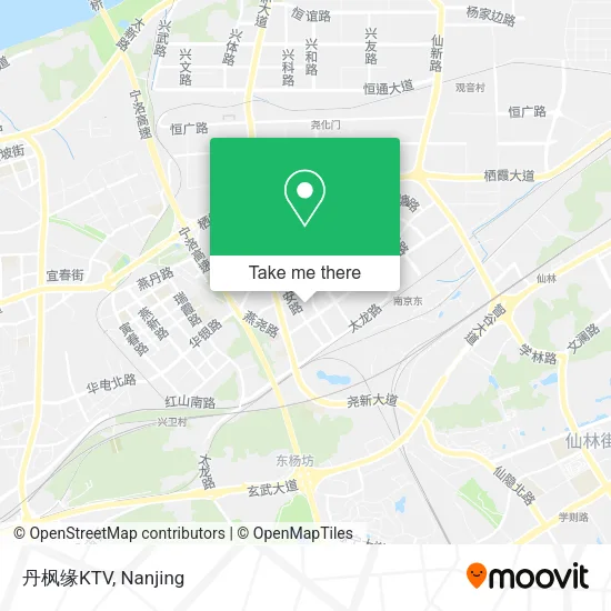 丹枫缘KTV map