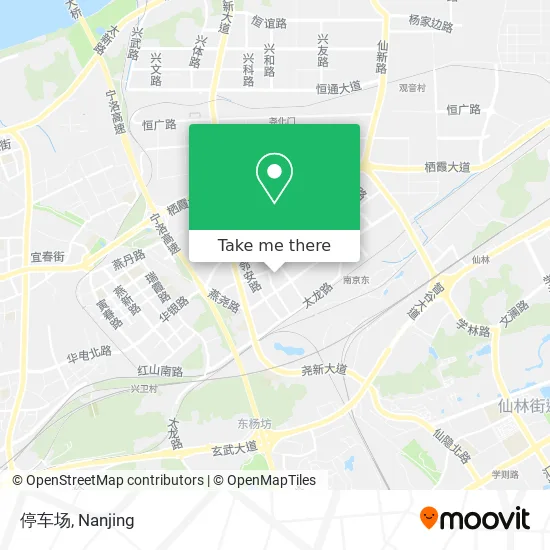 停车场 map
