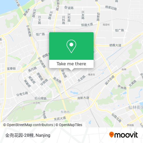 金尧花园-28幢 map