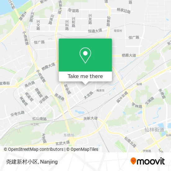 尧建新村小区 map