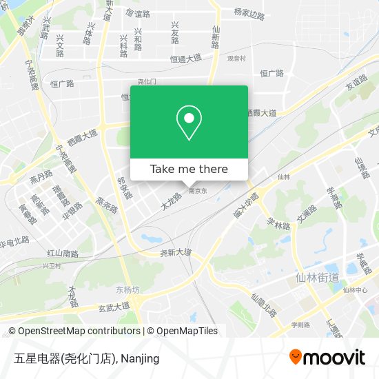 五星电器(尧化门店) map