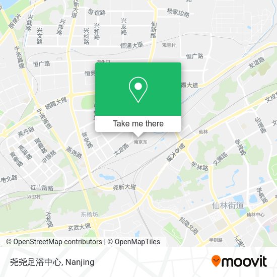 尧尧足浴中心 map