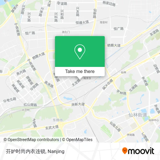 芬妒时尚内衣连锁 map
