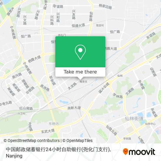 中国邮政储蓄银行24小时自助银行(尧化门支行) map