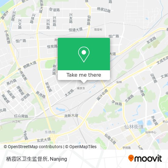 栖霞区卫生监督所 map