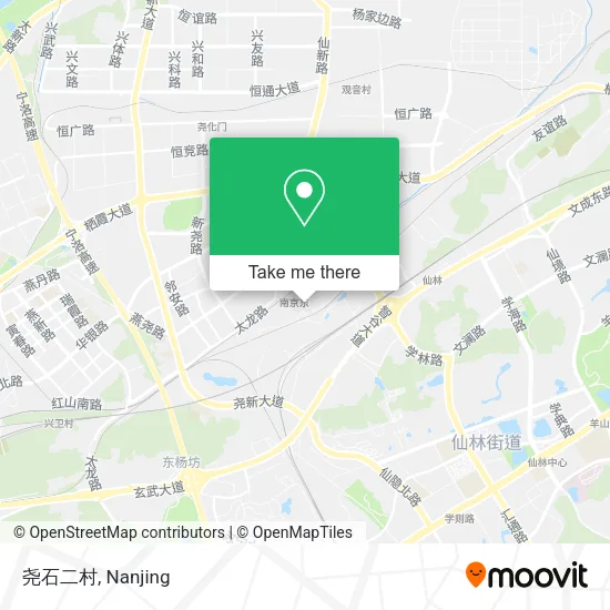 尧石二村 map