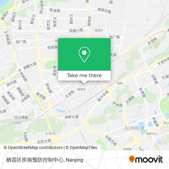 栖霞区疾病预防控制中心 map