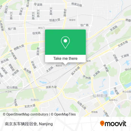 南京东车辆段宿舍 map
