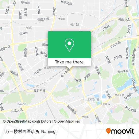 万一楼村西医诊所 map