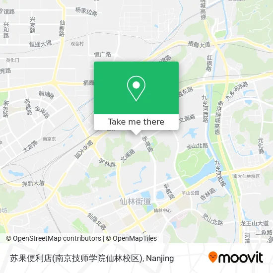 苏果便利店(南京技师学院仙林校区) map