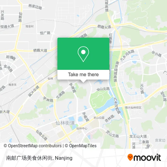 南邮广场美食休闲街 map