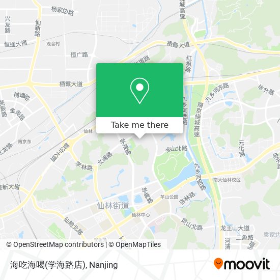 海吃海喝(学海路店) map