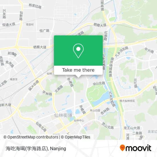 海吃海喝(学海路店) map