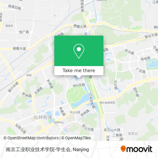南京工业职业技术学院-学生会 map
