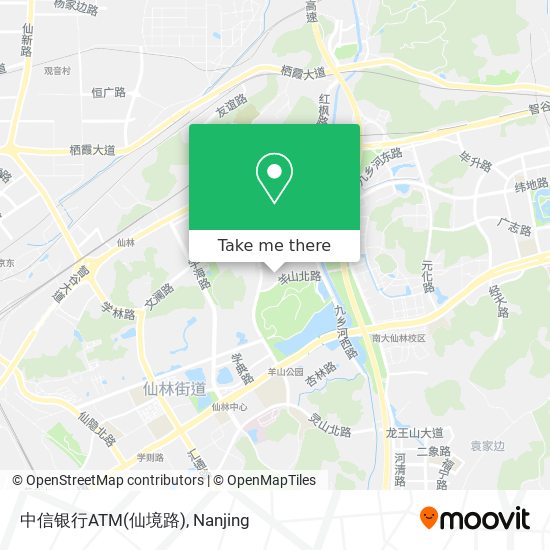 中信银行ATM(仙境路) map