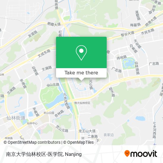 南京大学仙林校区-医学院 map