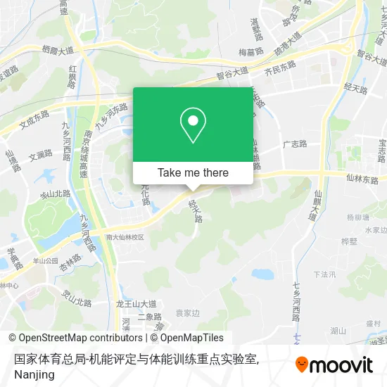 国家体育总局-机能评定与体能训练重点实验室 map
