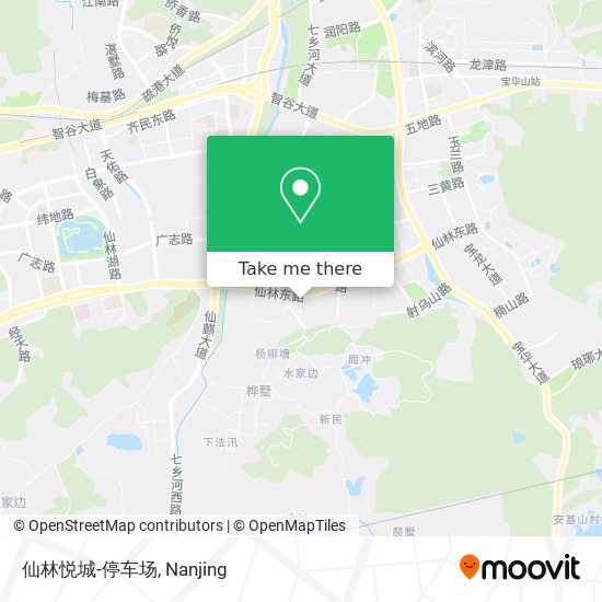 仙林悦城-停车场 map
