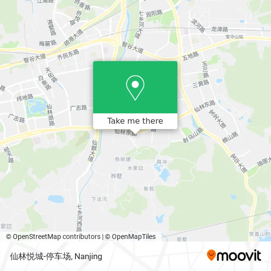 仙林悦城-停车场 map