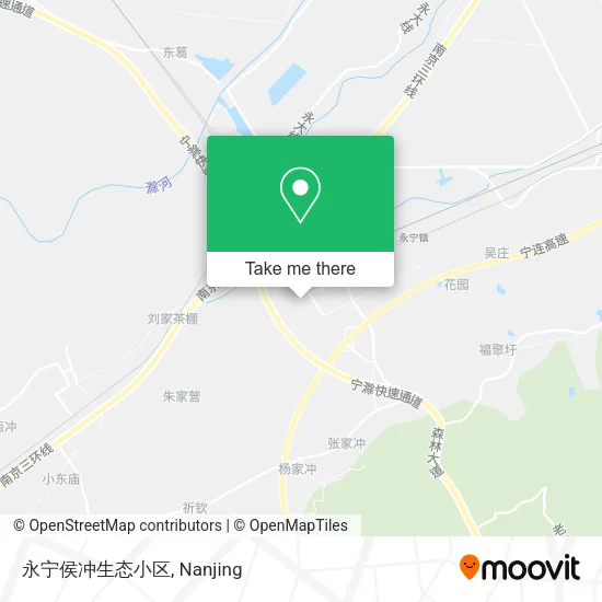 永宁侯冲生态小区 map