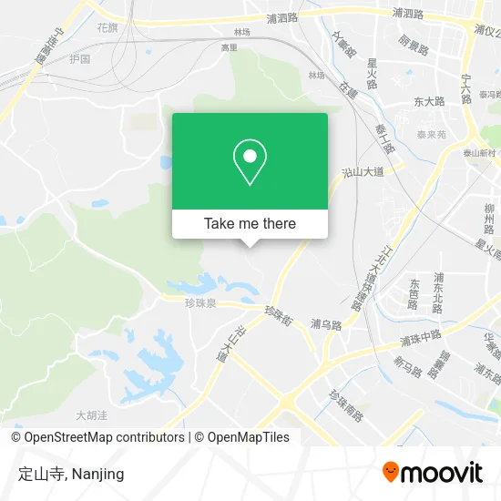 定山寺 map