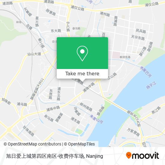 旭日爱上城第四区南区-收费停车场 map