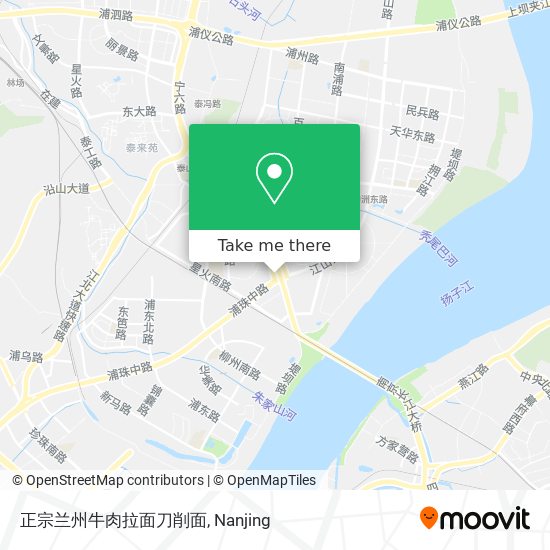正宗兰州牛肉拉面刀削面 map