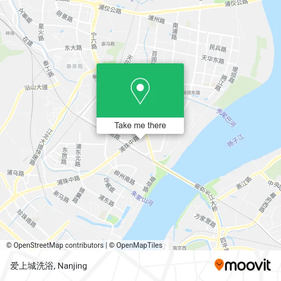 爱上城洗浴 map