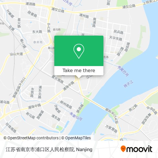 江苏省南京市浦口区人民检察院 map