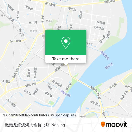泡泡龙虾烧烤火锅桥北店 map