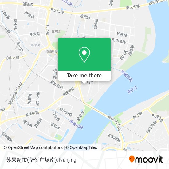 苏果超市(华侨广场南) map