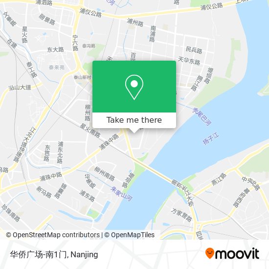 华侨广场-南1门 map