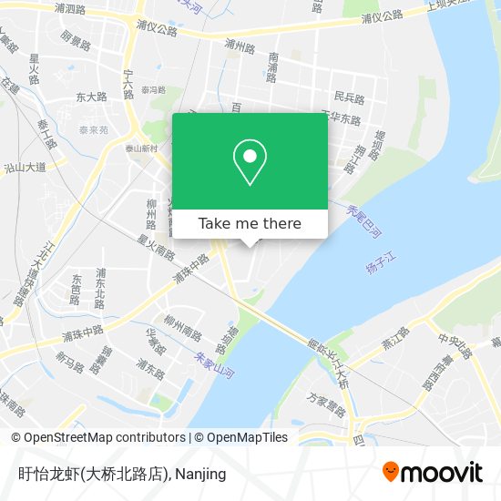盱怡龙虾(大桥北路店) map