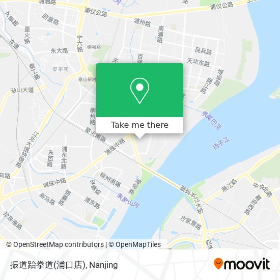 振道跆拳道(浦口店) map