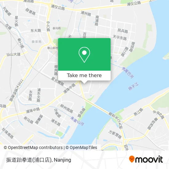振道跆拳道(浦口店) map