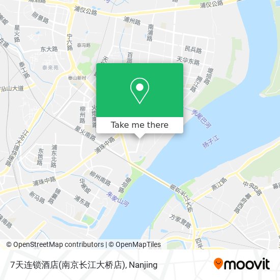 7天连锁酒店(南京长江大桥店) map