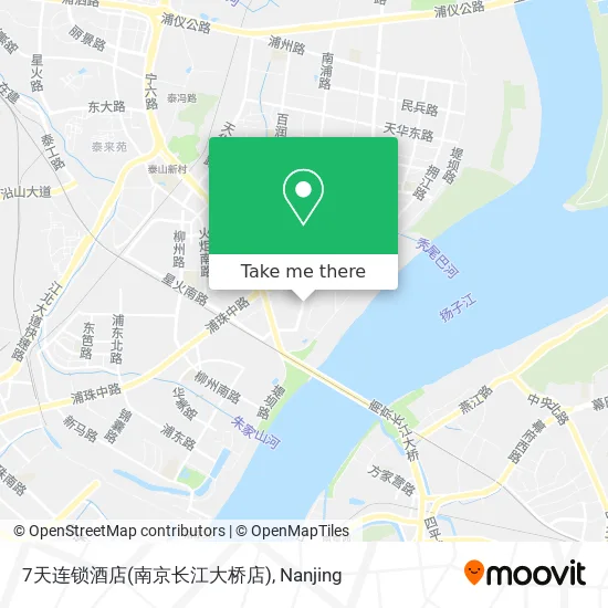 7天连锁酒店(南京长江大桥店) map